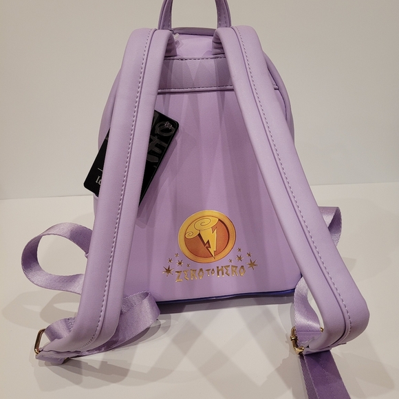 NEW Loungefly Disney Hercules Backpack Purple NWT Muses Clouds - Picture 8 of 10